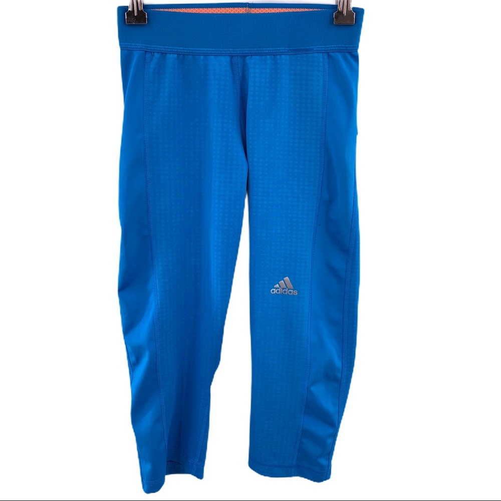 Adidas blue tech fit‎ cool Capri tights XS